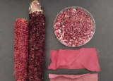 生产紫色玉米片产生的废物会产生天然染料，补品和小猫砂
