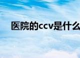 医院的ccv是什么意思（ccv是什么意思）