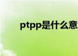 ptpp是什么意思（tpp是什么意思）