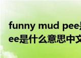 funny mud pee是什么意思？(funnymudpee是什么意思中文视频)