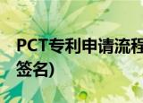 PCT专利申请流程(PCT专利申请流程 发明人签名)